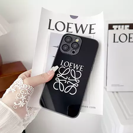 ロエベアイフォン16/15/14ケースシンプル 可愛いアイフォーン14/13 pro maxピンク携帯 ケース Loewe iPhone 12プロナイロンスマホケース ロエベおしゃれiphone 11カバー薄い
